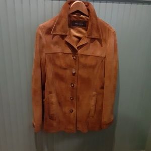 Vintage  Suede Leather Jacket Butter Soft  Jim and MaryLou  8-10